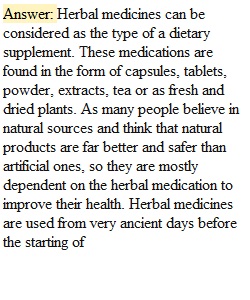 herbal Plant Discussion